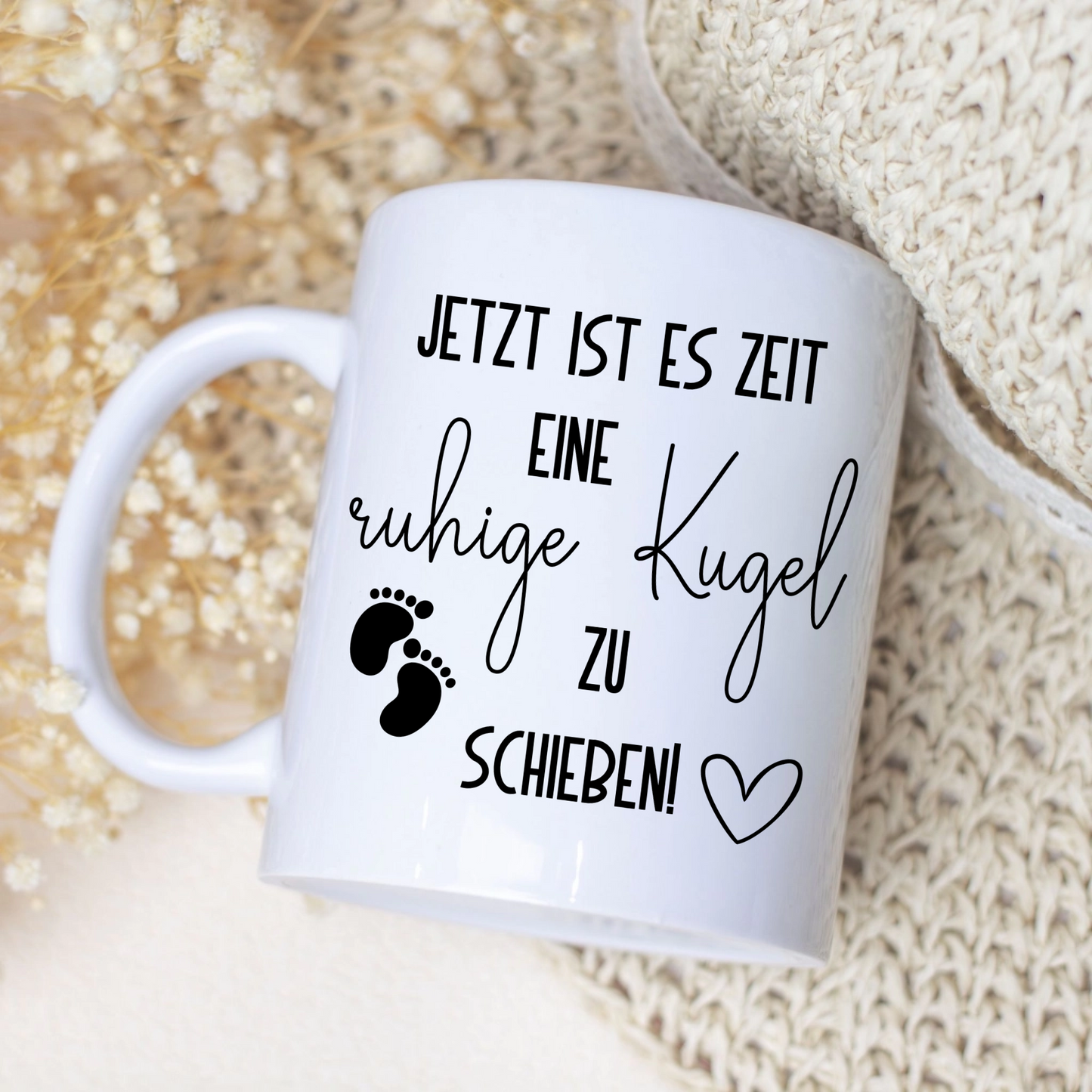 Die perfekte Tasse zum Mutterschutz – ruhige Kugel schieben