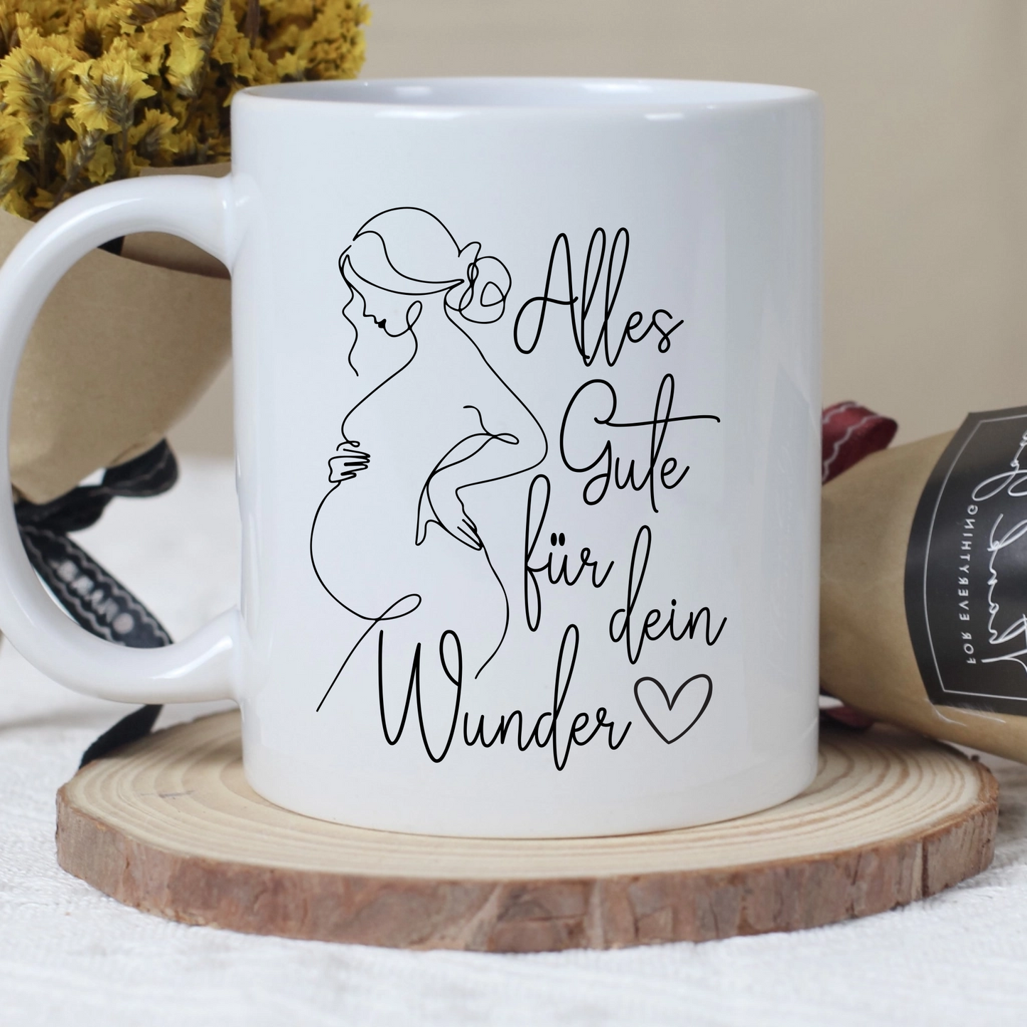 Die perfekte Tasse zum Mutterschutz – Alles Gute für dein Wunder