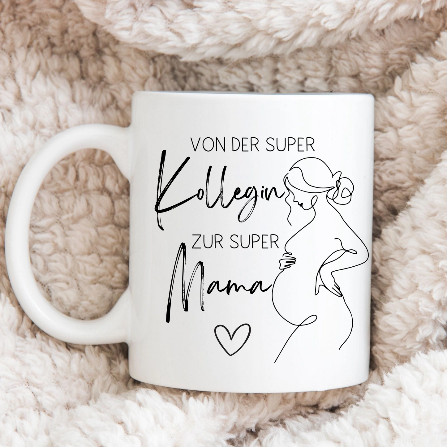 Die perfekte Tasse zum Mutterschutz – Von der super Kollegin zur super Mama