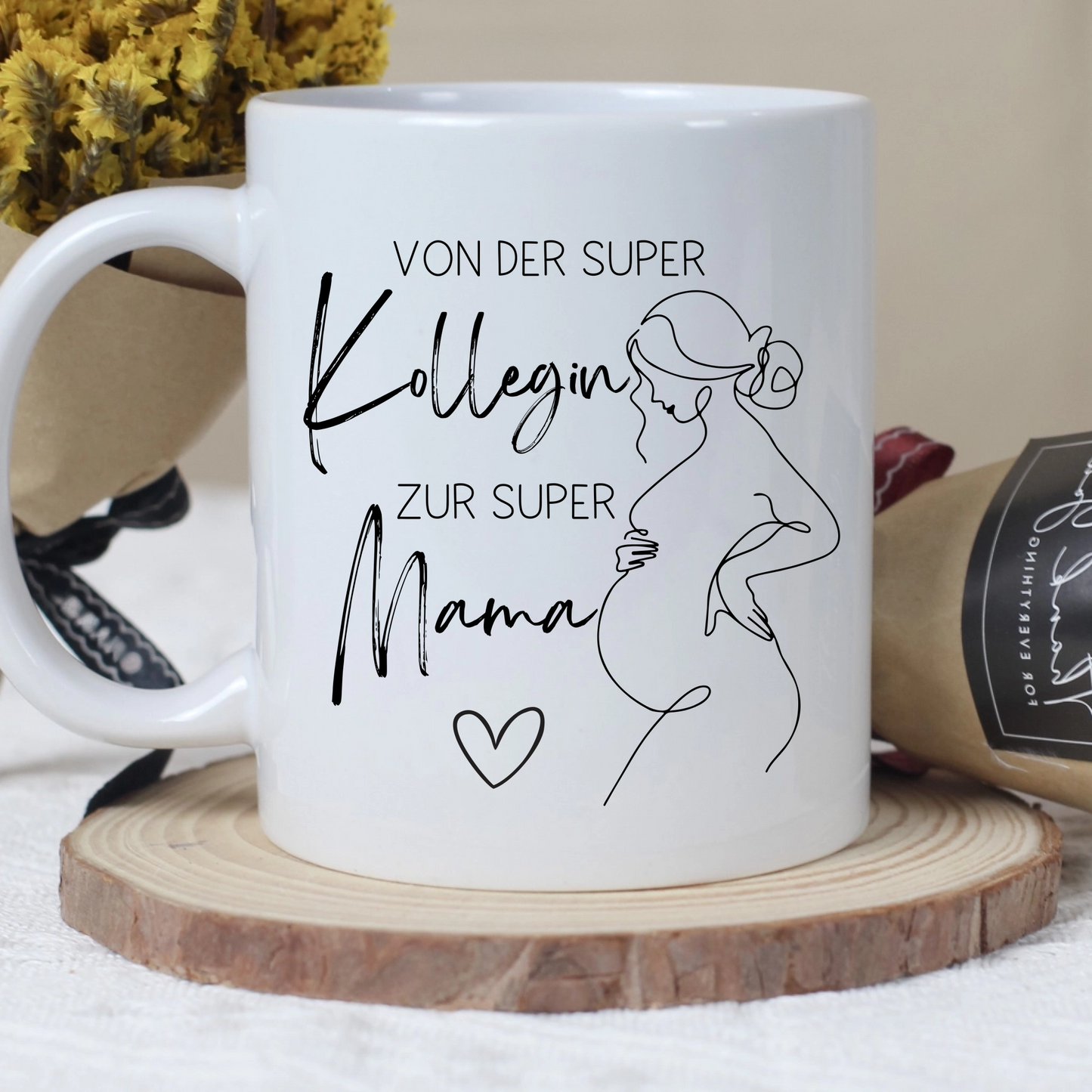 Die perfekte Tasse zum Mutterschutz – Von der super Kollegin zur super Mama