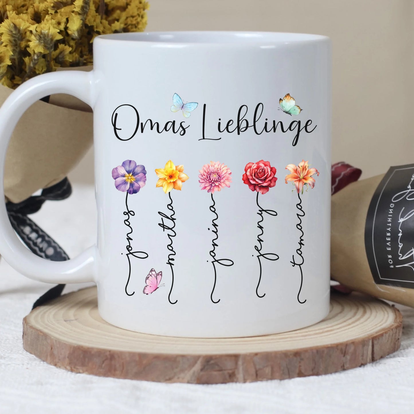 Etsy Fotos Tassen - weiß