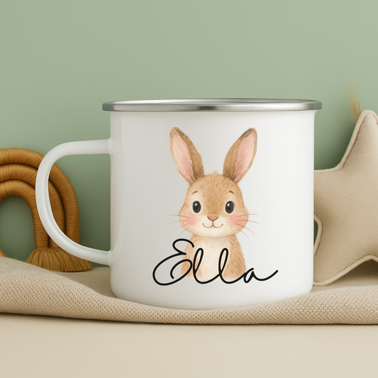 Emaille Tasse für Kinder