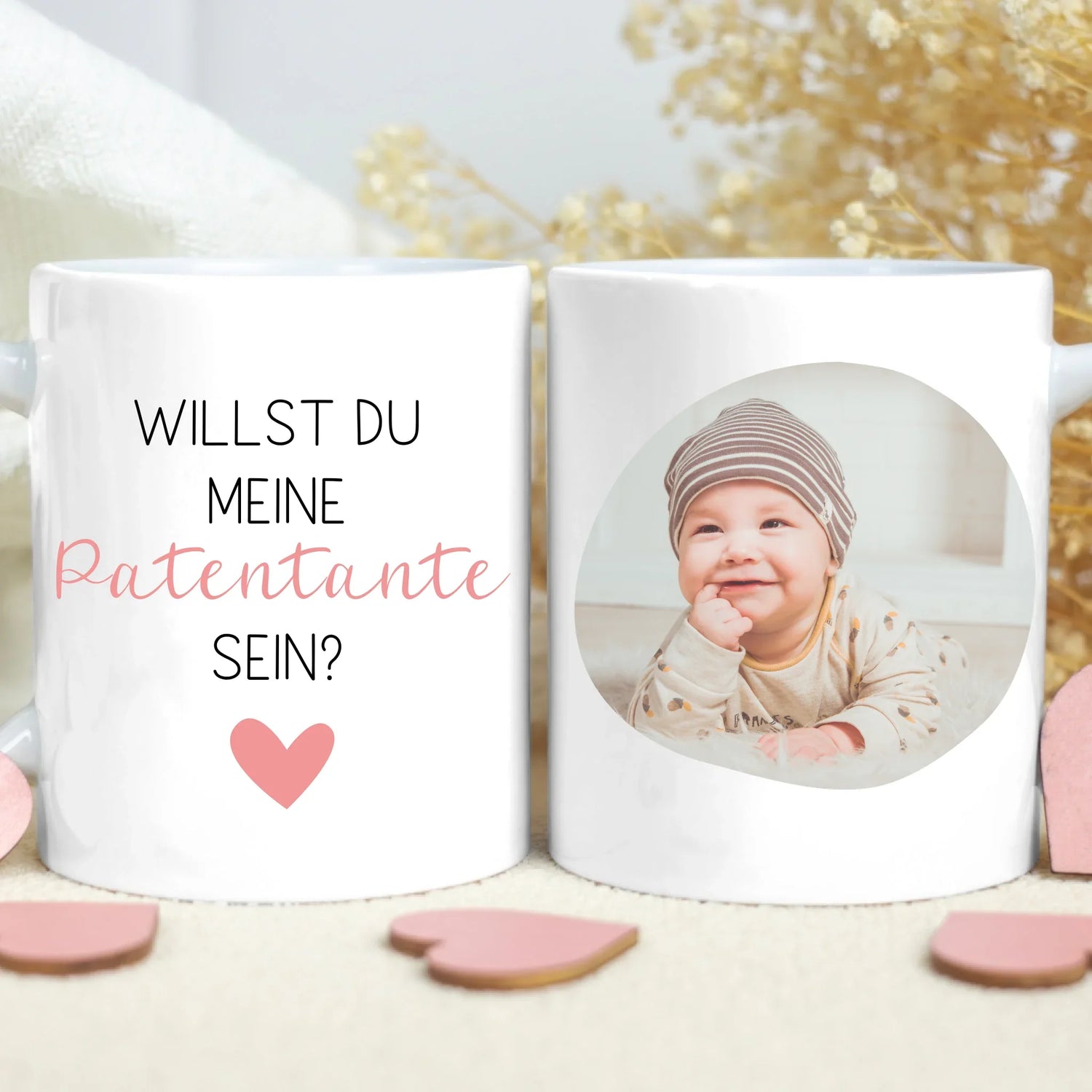 Patentante fragen, personalisierte Tasse