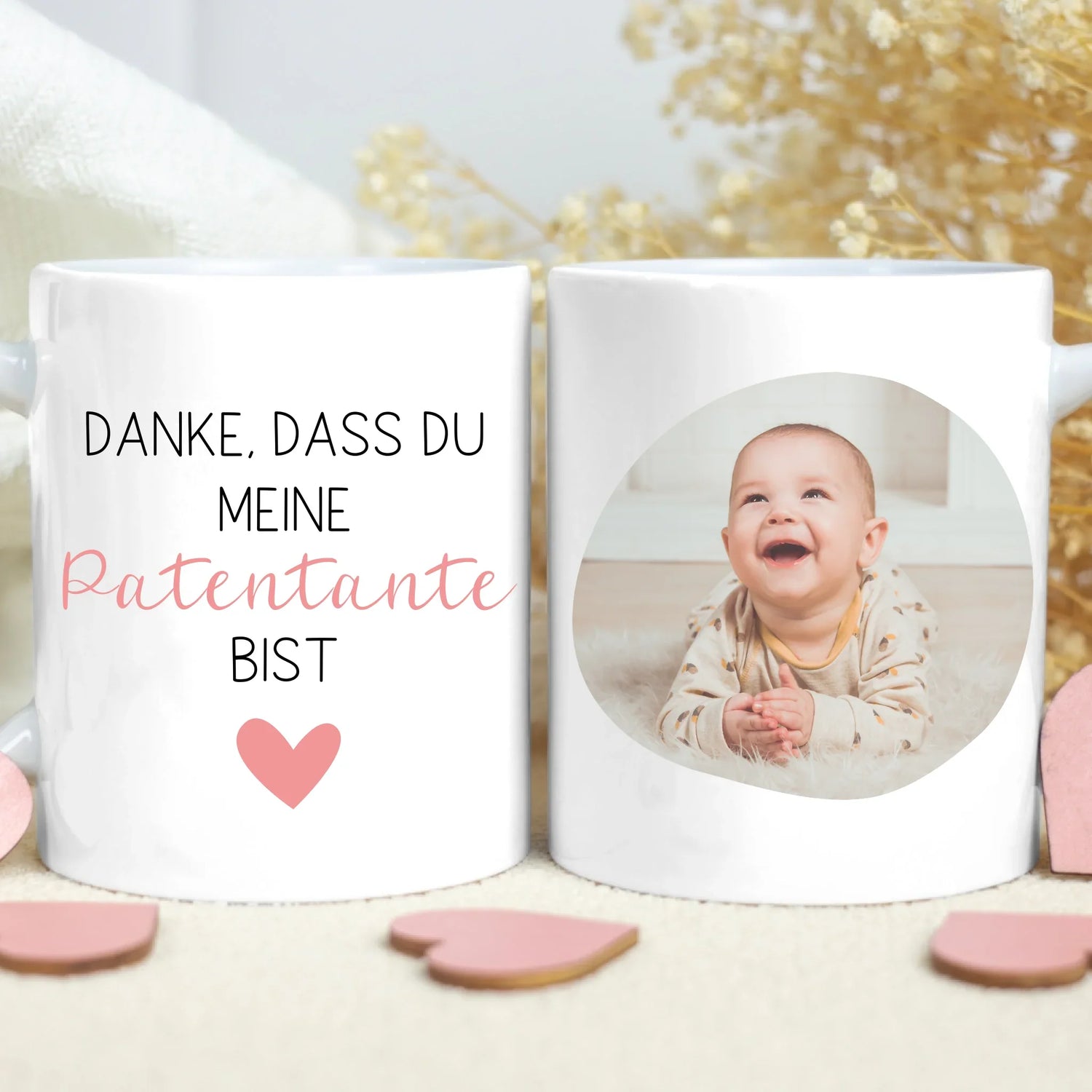Personalisierte Tasse für die Patentante, Geschenkidee