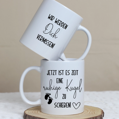 Die perfekte Tasse zum Mutterschutz – ruhige Kugel schieben