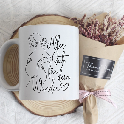 Die perfekte Tasse zum Mutterschutz – Alles Gute für dein Wunder