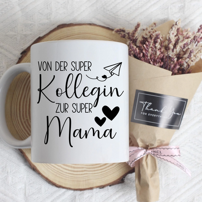 Die perfekte Tasse zum Mutterschutz – Von der super Kollegin zur super Mama