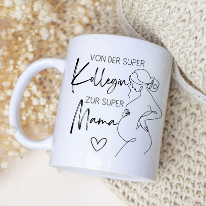 Die perfekte Tasse zum Mutterschutz – Von der super Kollegin zur super Mama