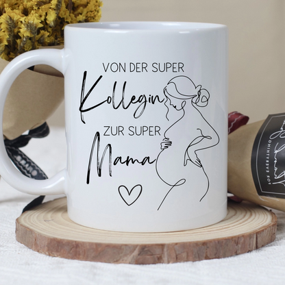 Die perfekte Tasse zum Mutterschutz – Von der super Kollegin zur super Mama