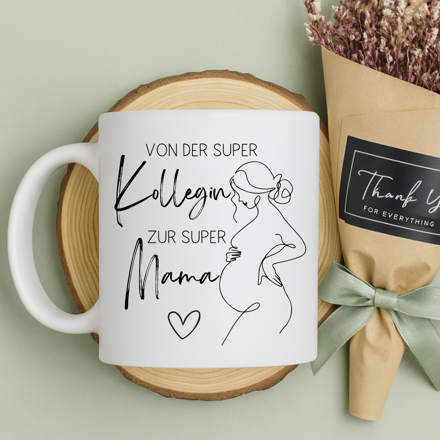 Die perfekte Tasse zum Mutterschutz – Von der super Kollegin zur super Mama