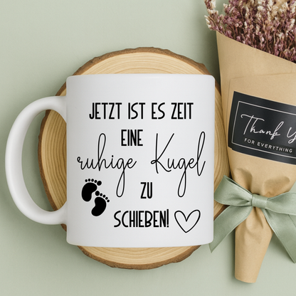 Die perfekte Tasse zum Mutterschutz, ruhige Kugel schieben