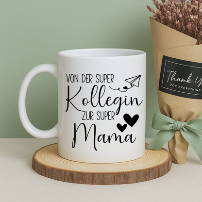 Die perfekte Tasse zum Mutterschutz – Von der super Kollegin zur super Mama