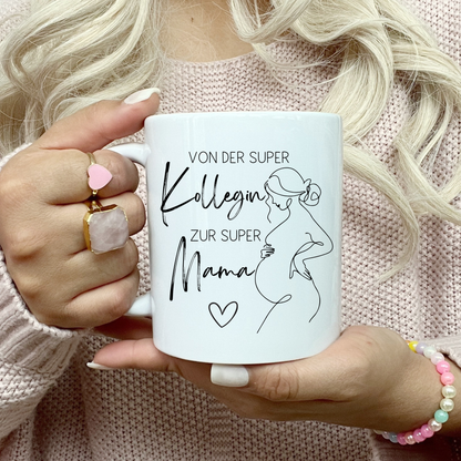Die perfekte Tasse zum Mutterschutz – Von der super Kollegin zur super Mama