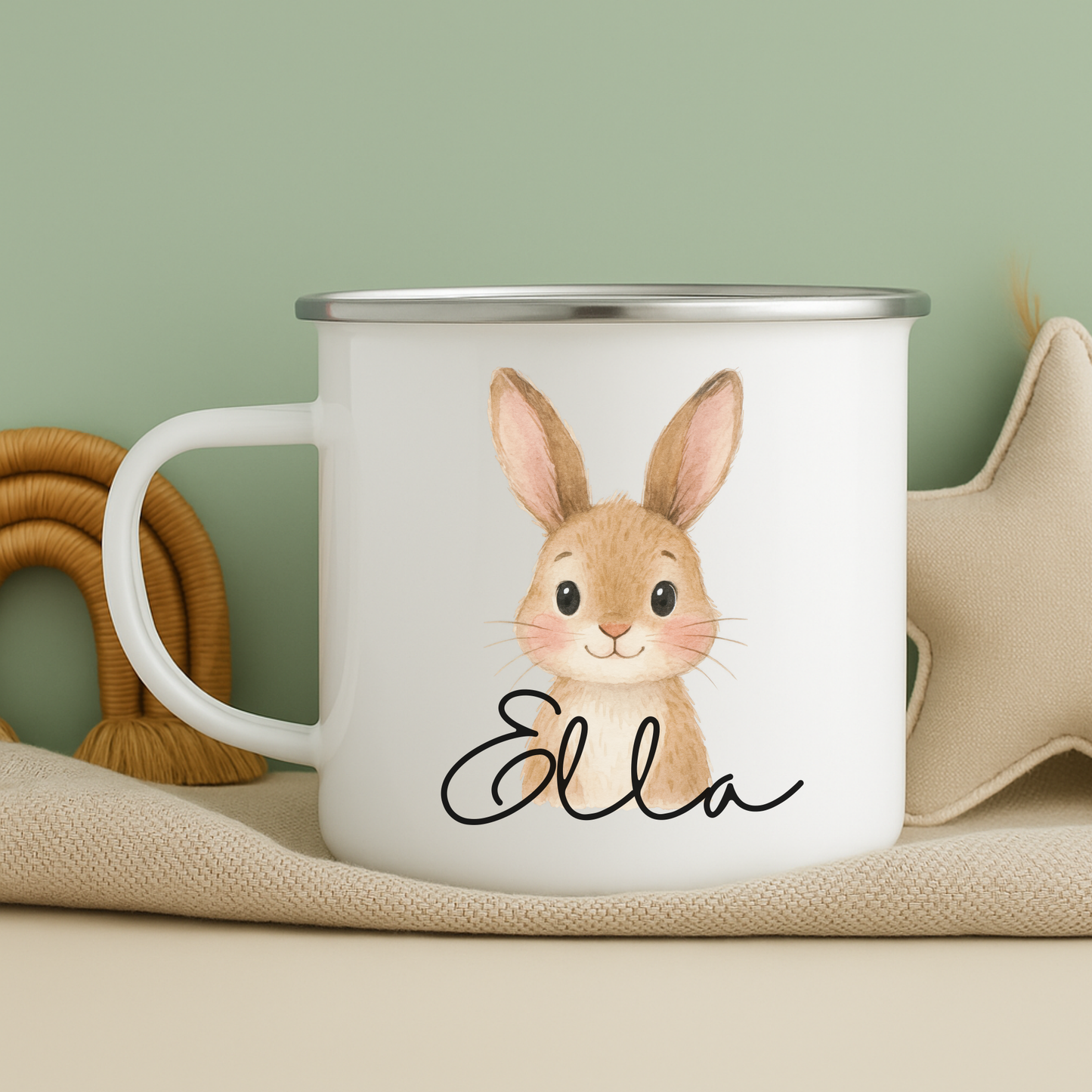 Emaille Tasse für Kinder