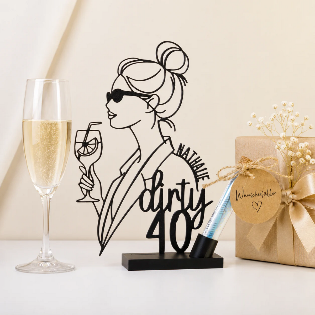 Personalisiertes Geldgeschenk für Frauen zum Geburtstag