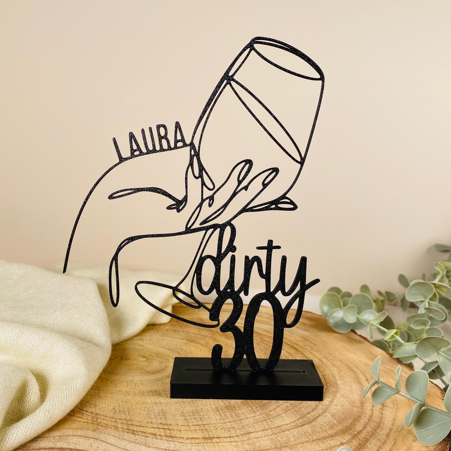 3D-Aufsteller, Weinglas 2