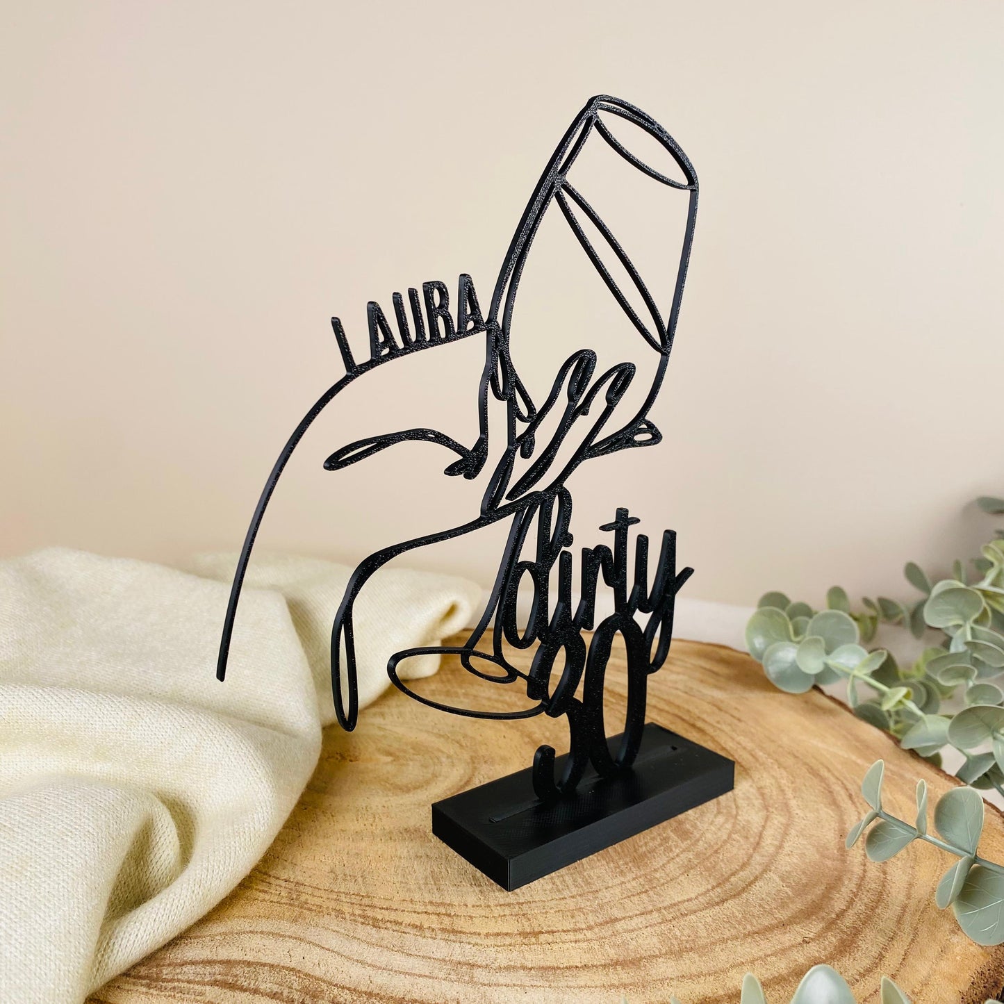 3D-Aufsteller, Weinglas 2