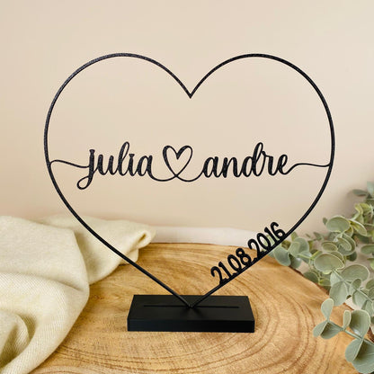 3D-Aufsteller, Herz für Paare
