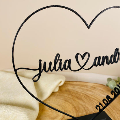 3D-Aufsteller, Herz für Paare