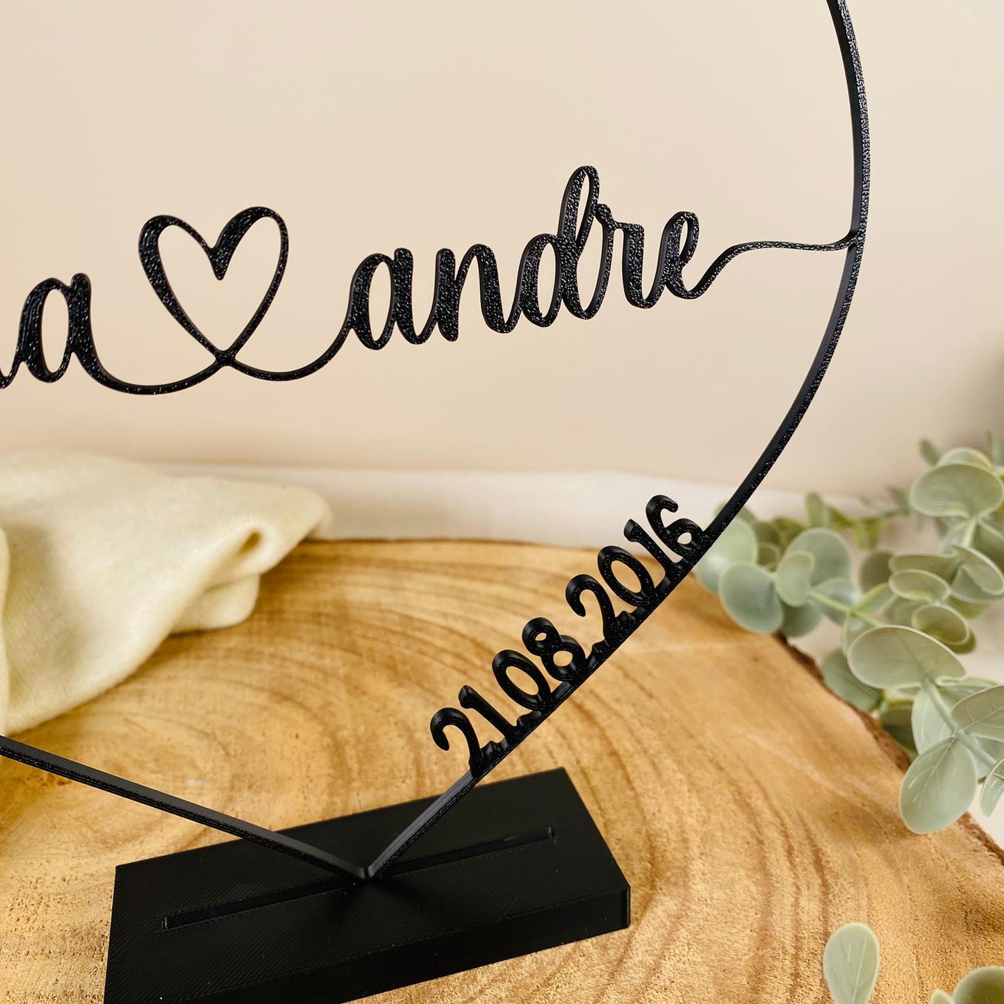 3D-Aufsteller, Herz für Paare